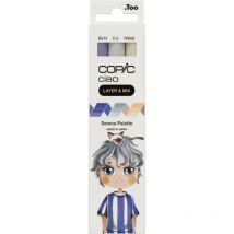 Lot De 3 Marqueurs À Alcool - Copic Ciao - Serene Palette - Layer & Mix