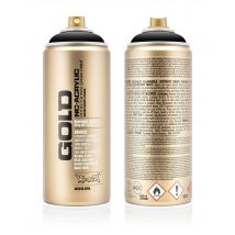 Bombe 400 Ml De Peinture Acrylique Montana Gold - Shock Black S9000 - Fine - Opaque