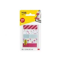 Marque-pages Post-it Etroits Collection Carnaval - Lot 5 X 20