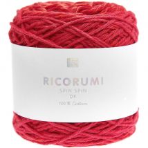 Ricorumi Spin Spin Dk - Rouge - 005 - Rico Design - Fil À Crocheter