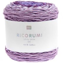 Pelote De Fil À Crocheter 100% Coton - Rico Design - Ricorumi Spin Spin - Lilas 008