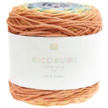 Ricorumi Spin Spin Dk - Earthy Rainbow - 019 - Rico Design - Fil À Crocheter