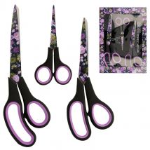 Lot De 3 Ciseaux De Couture - Violet - Vengo