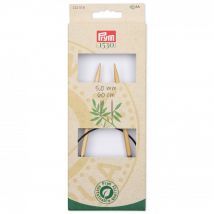 Aiguilles À Tricoter Circulaires N°5 - Bambou - 60 Cm - Prym
