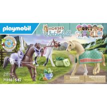Playmobil - 3 Chevaux Morgan, Quarter Horse & Shagya - 71356 - Playmobil Horses Of Waterfall