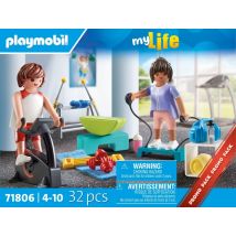 Playmobil - Sportifs Avec Matériel De Fitness - 71806