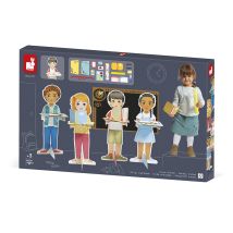 Un Jour À L'Ecole - 250 Accessoires En Carton - Janod