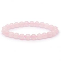Bracelet Quartz Rose - 8mm - Camille Ambiance Nature