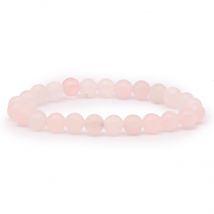 Bracelet Quartz Rose A - Petite Taille - 6 Mm - Camille Ambiance Nature