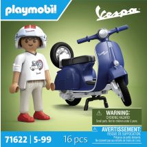 Playmobil - 1969 Vespa 150 Sprint Veloce - Bleu - 71622 - Vespa - Playmobil