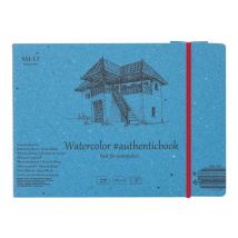 Carnet Aquarelle Grain Fin - 12 Feuilles - 280g/m² - Oz International