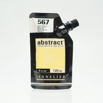 Tube 120 Ml De Peinture Acrylique Sennelier - Abstract - Jaune De Naples N°567 - Fine - Opaque