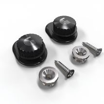 D'Addario - Système De Verrouillage Des Sangles Pour Guitare, Guitare Basse - Nickel