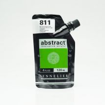 Tube 120 Ml De Peinture Acrylique Sennelier - Abstract - Vert Permanent Clair N°811 - Fine - Opaque