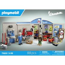 Playmobil - Vespa Garage - Style Rétro - Années 60 - 71620 - Vespa - Playmobil