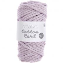 Fil Macramé Rico Design - Creative Cotton - Lavande