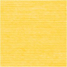 Fil À Crocheter Rico Design - Essentiel Crochet - Jaune 013