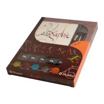 Coffret De Calligraphie 5 Encres - Brause