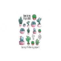 Transfert Thermocollant Cactus - A4 - Ki Sign
