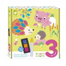 My Arts & Crafts - 3 Ans Multiactivités - 8 Réalisations - Kit Loisir Créatif Enfant - Apprentissage Motricité Fine Et Concentration - Atelier Du 