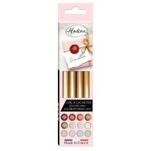 Cire - Aladine -old Gold - 4 Bâtons Scrapbooking