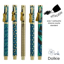1 Roller - Non Permanent - Bleu - Ink Metal Dolkie Rollink - Moyen - Carpentras