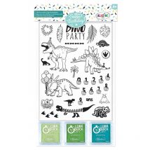 30 Tampons Mousse - Dino Birthday - Aladine