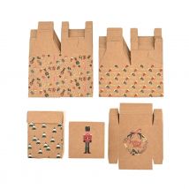 Kit Calendrier De L'Avent Kraft - Collection Noël Tradition - Créalia