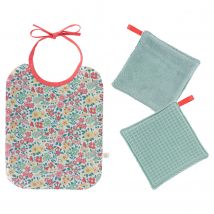 Kit Couture Repas Bébé - Bavoir Et Lingette - Com 1 Idée