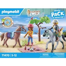 Playmobil - Amélia Et Ben Avec Chevaux - 71470 - Le Club D'Équitation
