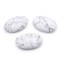 Camille Ambiance - Galet Howlite Blanche - 6 Cm - Camille Ambiance Nature