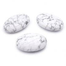 Camille Ambiance - Galet Howlite Blanche - 6 Cm - Camille Ambiance Nature