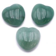 Camille Ambiance - Galet Coeur Aventurine Verte - 4 Cm - Camille Ambiance Nature