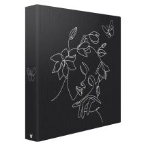 Album Elegante - 11,5 X 15 Cm - Ceanothe - 200 Photos - Noir - Panodia