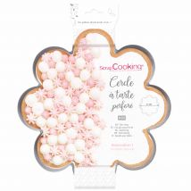 Cercle À Tarte Perforé Scrapcooking - Marguerite - 30 X 2,5 Cm - Scrapcooking
