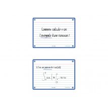 80 Flashcards - 10,5 X 14,8 Cm - Flash 2.0 Oxford - Ligné - Cadre Bleu Marine