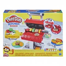 Kitchen Creations Play-doh - Le Roi Du Grill - 6 Pots De Pate À Modeler