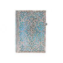 Carnet A Couverture Rigide Maya Bleu - Midi - Ligne - 240 P. - Paperblanks