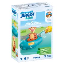 Playmobil - Junior & Disney : Tigrou Avec Canot - 71704 - Playmobil Junior