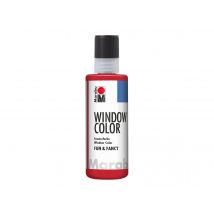 Peinture Fun&fancy - 80ml - Rouge - Marabu