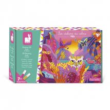 Les Ateliers Du Calme - Peinture 3d - Jungle - Kit Loisir Créatif Enfant - Apprentissage Motricité Fine Et Concentration - Atelier Du Calme