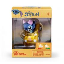 Mini Figurine Yu Me Beast Kingdom - Lilo Et Stitch - Stitch Voiture De Sport Jaune