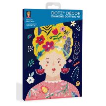 Diamond Dotting Kit - Fille À Fleurs - Diamond Dotz