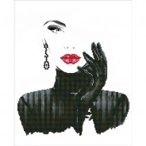 Kit Broderie Diamant - Diamond Dotz - La Dame En Noir