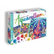 Illustration À Peindre Aquarellum - Paris By Night