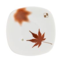 Porte Encens Porcelaine Feuille D'Érable - Tierra Zen