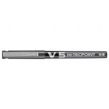 Stylo Roller Pilot - Hi-tecpoint V5 - Noir - Pointe Fine