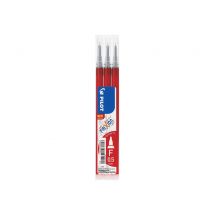 Lot De 3 Recharges Encre Effaçable Pilot - Frixion Point - Rouge - Pointe Fine