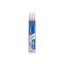 Lot De 3 Recharges Encre Effaçable Pilot - Frixion Point - Bleu - Pointe Fine