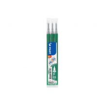 Lot De 3 Recharges Encre Effaçable Pilot - Frixion Point - Vert - Pointe Fine